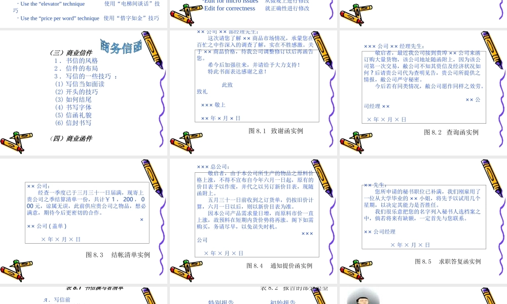 商务写作auzwl.ppt