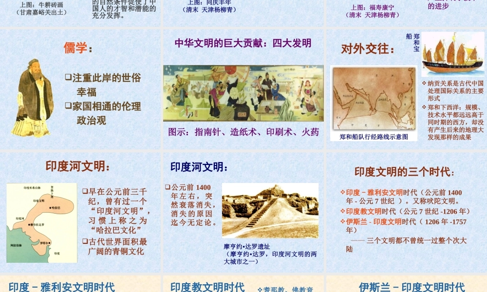 四大传统文明及其关系格局l5k6r.ppt