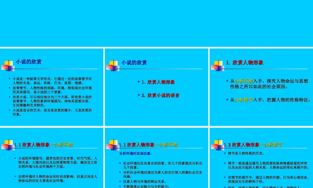 小说的欣赏qi7cl.ppt