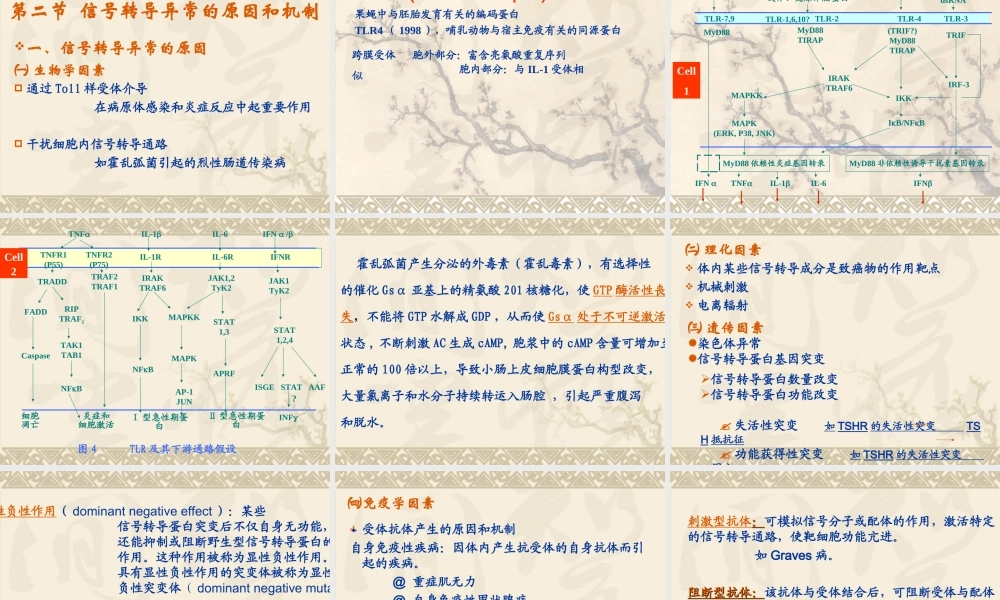 细胞信号转导异常与疾病k3p7v.ppt