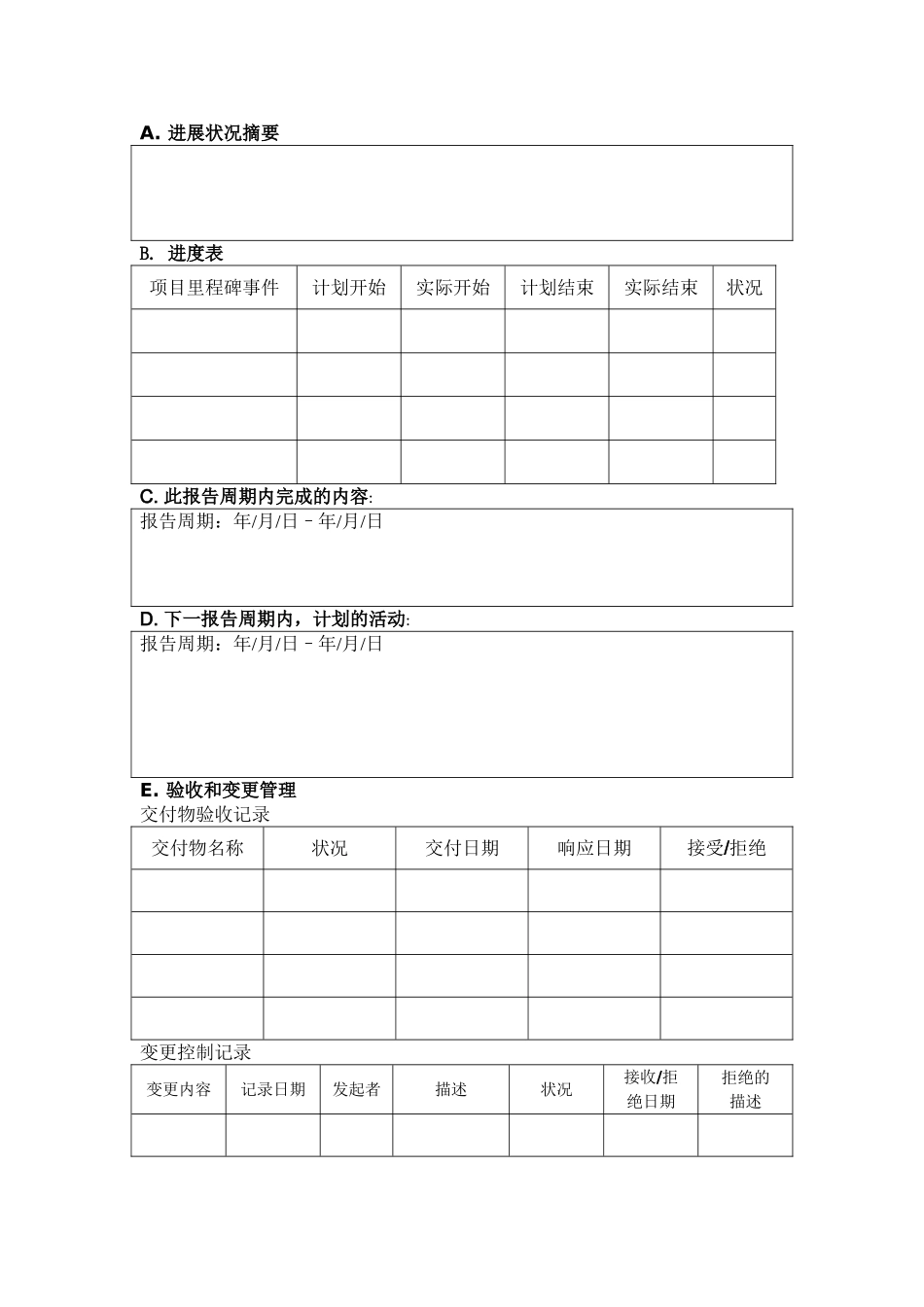 项目状况报告.doc_第2页