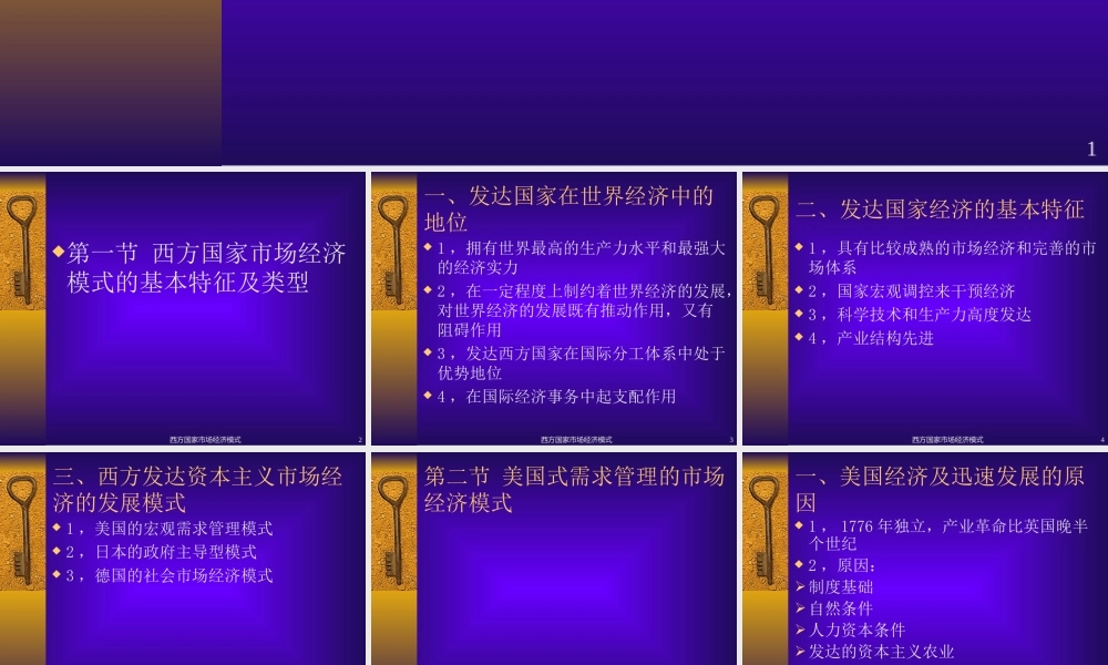 西方国家市场经济模式ehya4.ppt