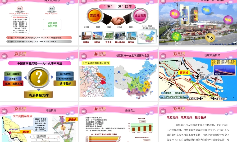 喜庆城系统服务PPT模板-2larwz.ppt