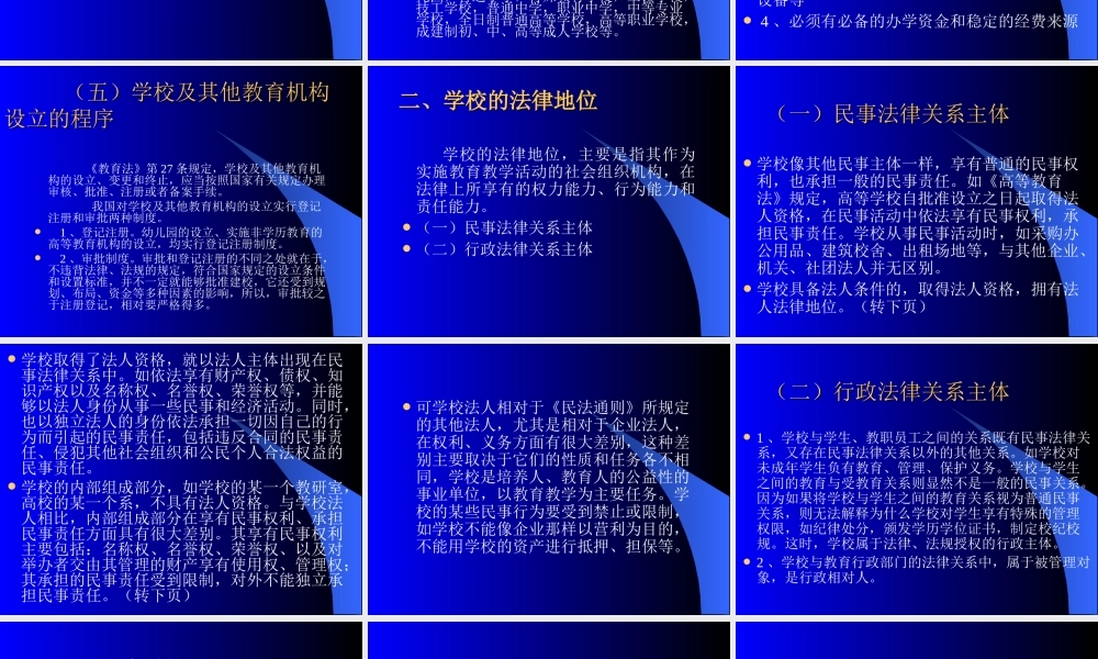 有关学校法制的几个问题.ppt