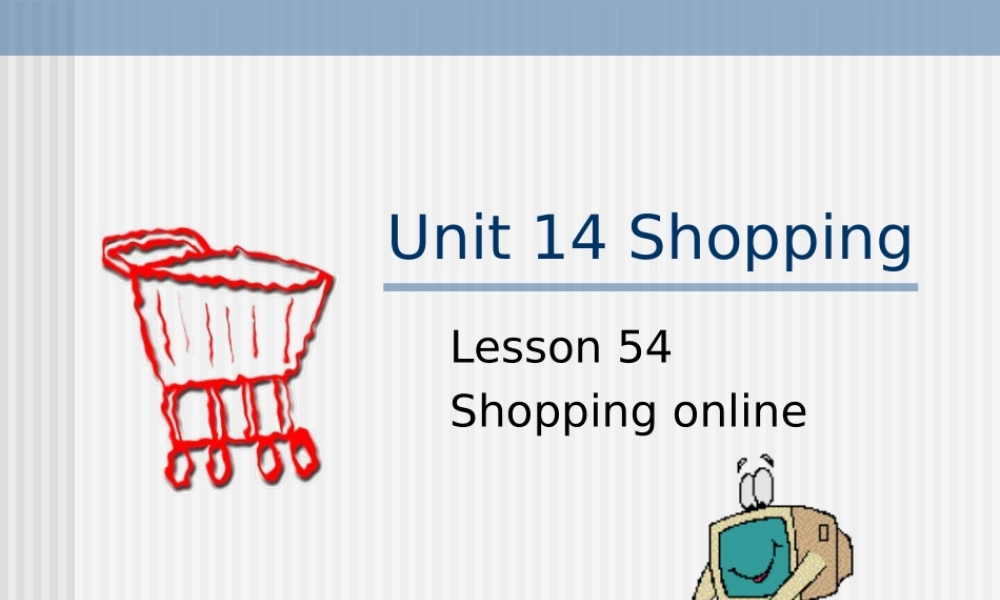 网上购物英语练习课k9v62.ppt