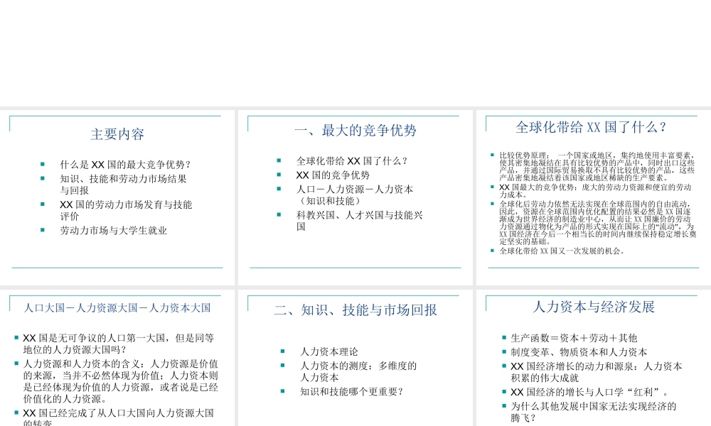 知识技能劳动力市场与大学生就业.ppt