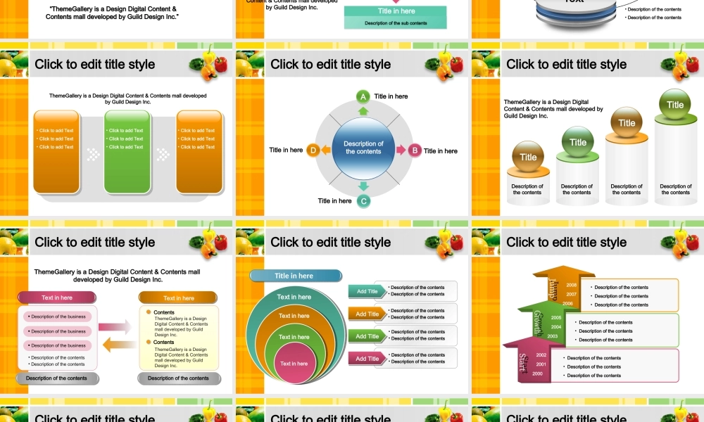 新鲜蔬菜PPT模板0qg16.ppt