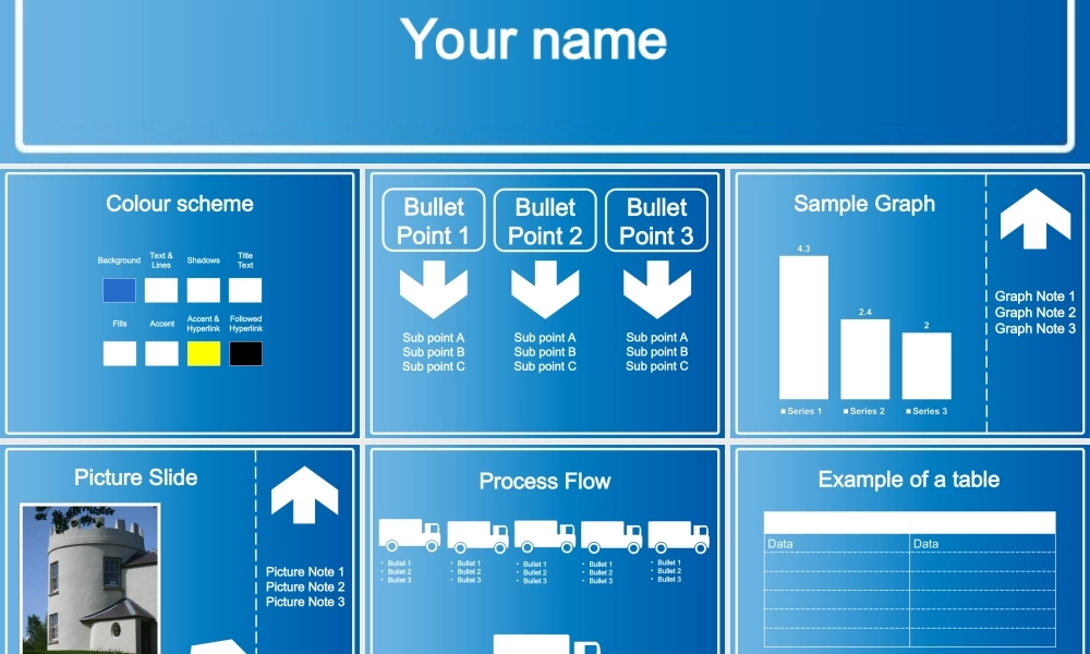 优雅的蓝白调.ppt