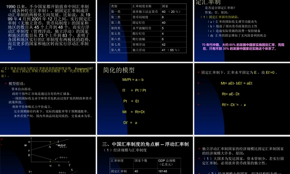 中国汇率制度的启示.ppt