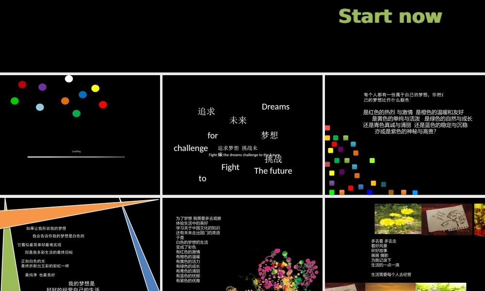 追求梦想 挑战未来.pptx