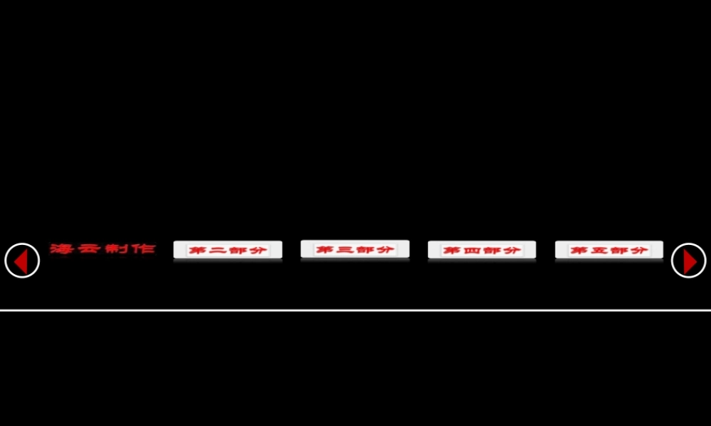 左右滑动式动态导航PPT模板.ppt