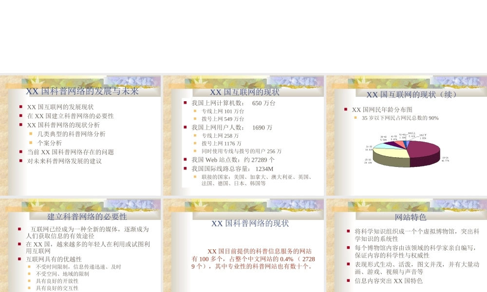 中国科普网络的发展与未来.ppt