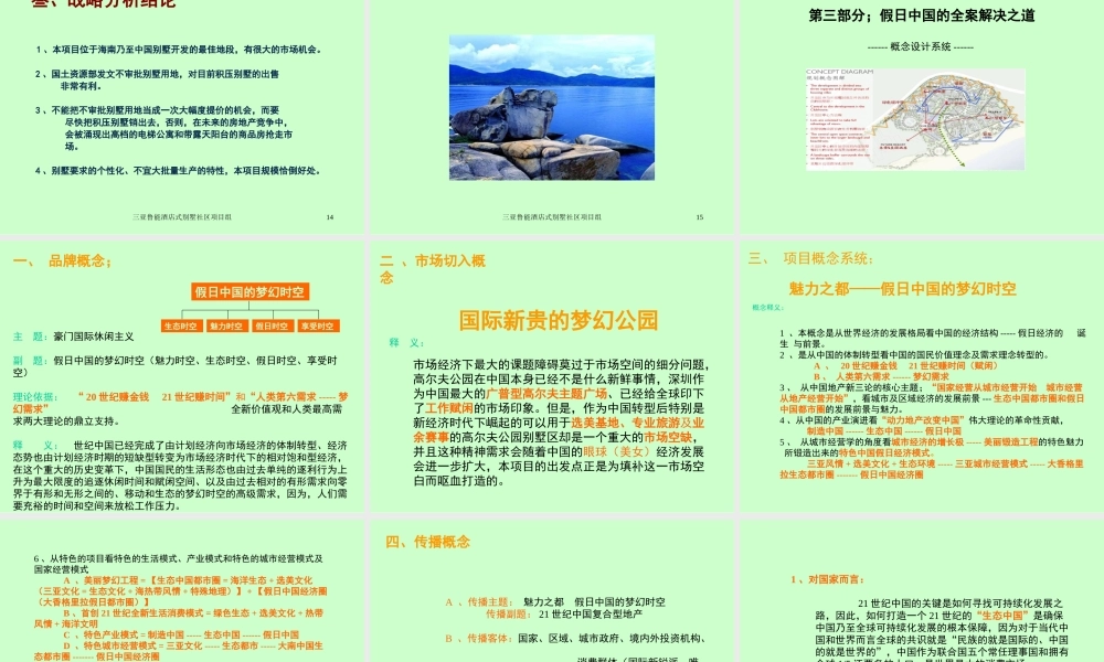 中国三亚鲁能酒店式别墅社区.ppt