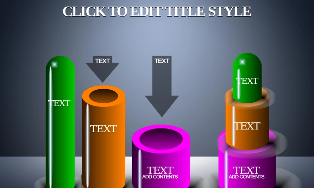 柱状 递进示意图.ppt