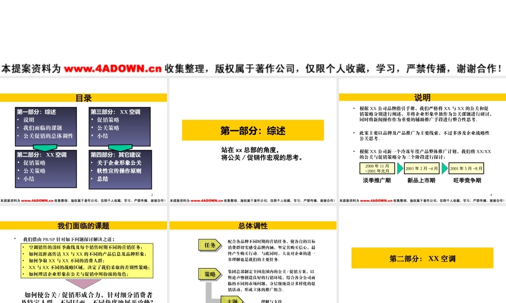 xx空调冷冻年度公关促销策略.ppt