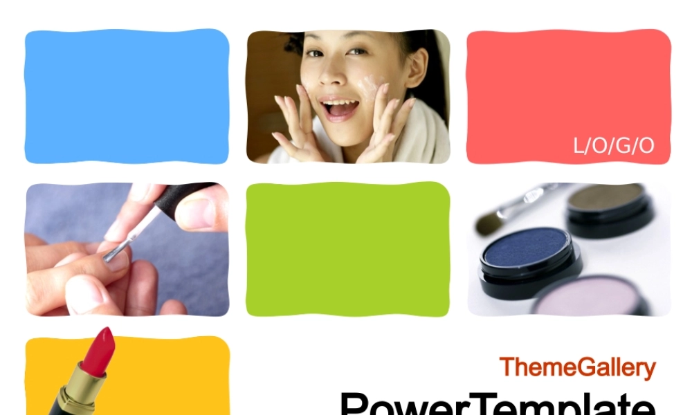 彩妆与美容PPT模板.ppt