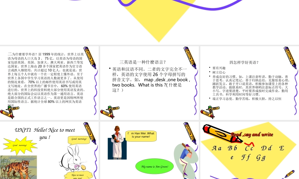 初一英语导言课.ppt