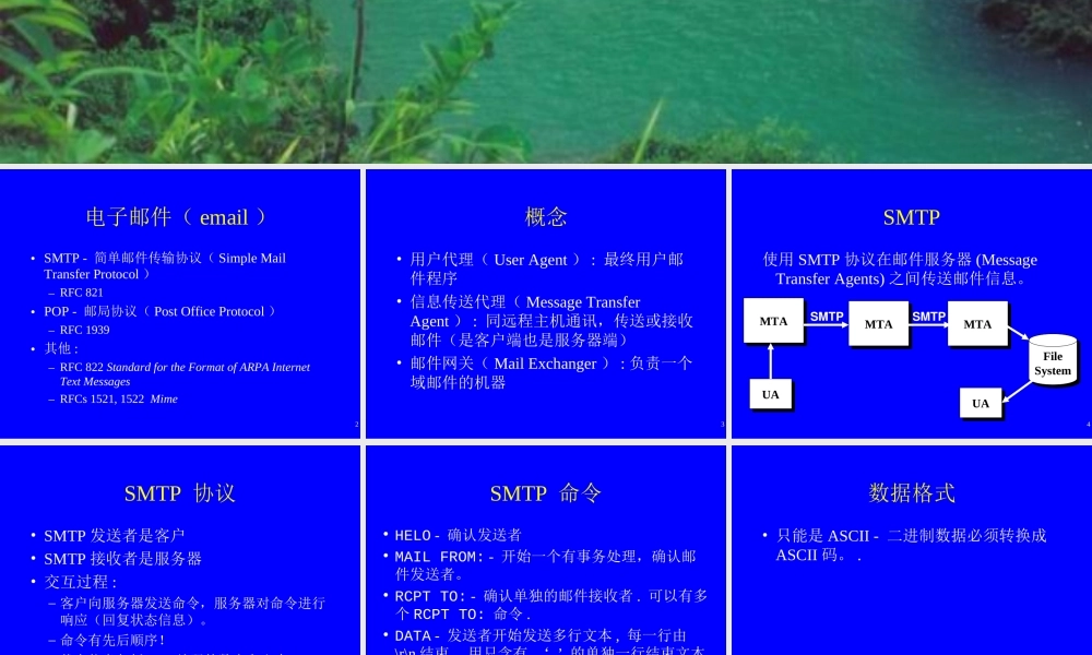 电子邮件系统基本协议介绍.ppt