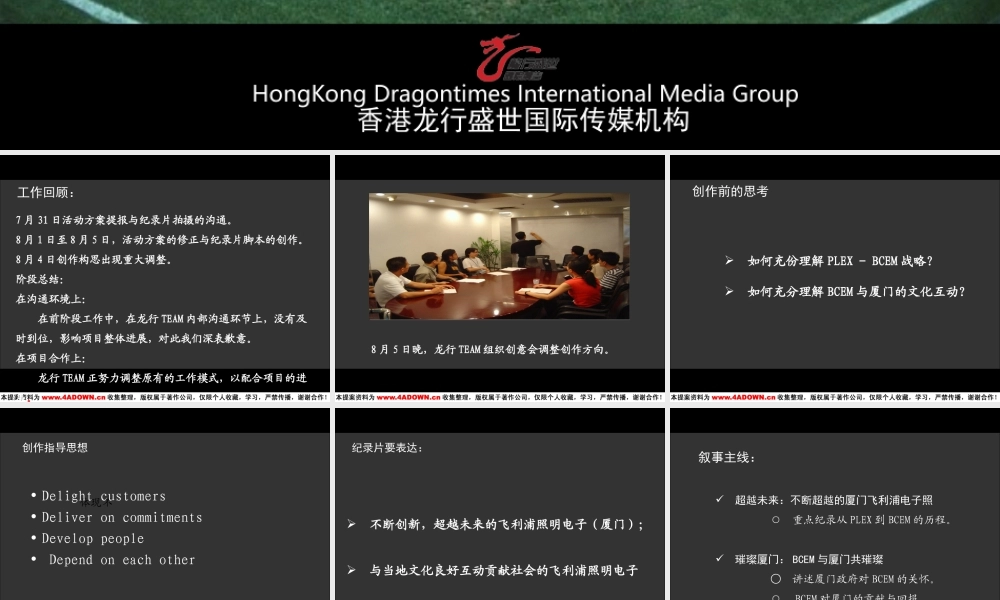 飞利浦照明电子企业纪录片拍摄方案.ppt