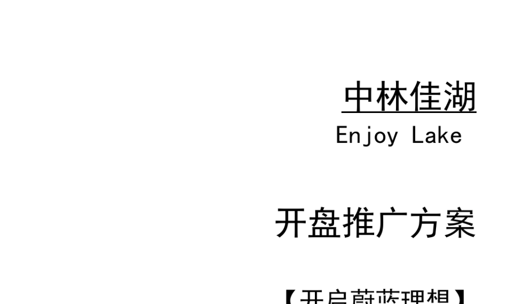 博思堂－中林佳湖开盘方案2007-5-1.ppt