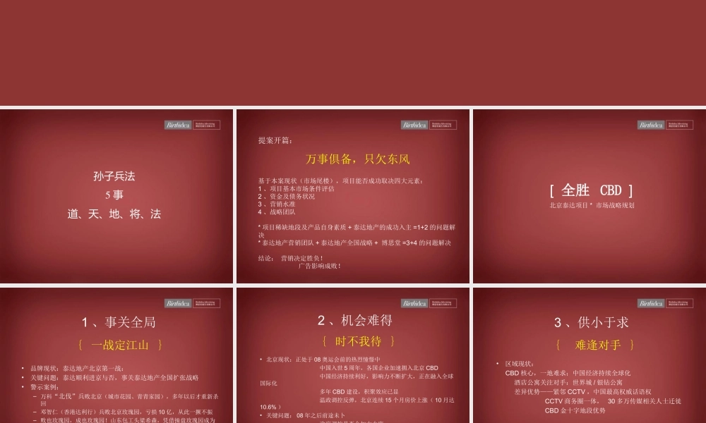 博斯堂-北京泰达时代中心城市综合体广告推广攻略-93PPT-2007年.ppt