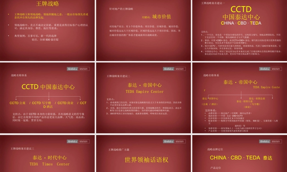 博斯堂-北京泰达时代中心城市综合体广告推广攻略-93PPT-2007年.ppt