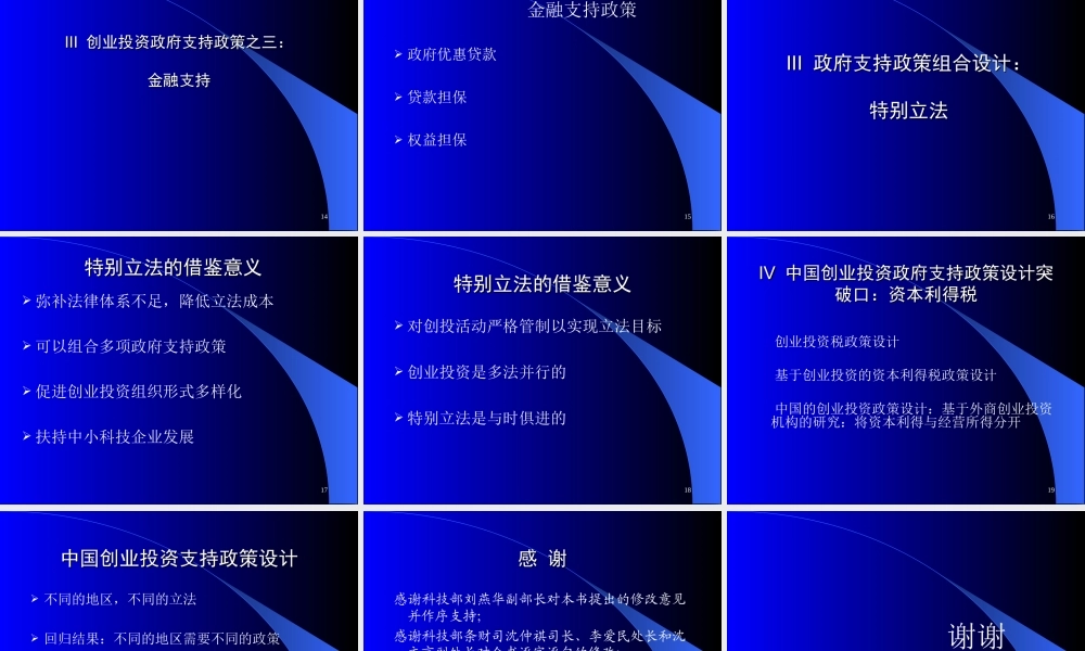 创业投资政府支持政策设计.ppt