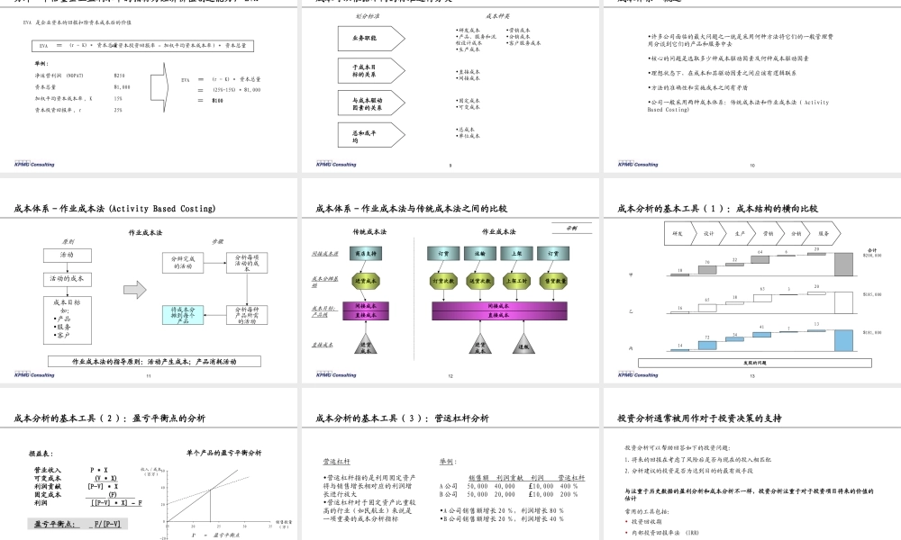 财务分析培训(毕马威专业资料).ppt