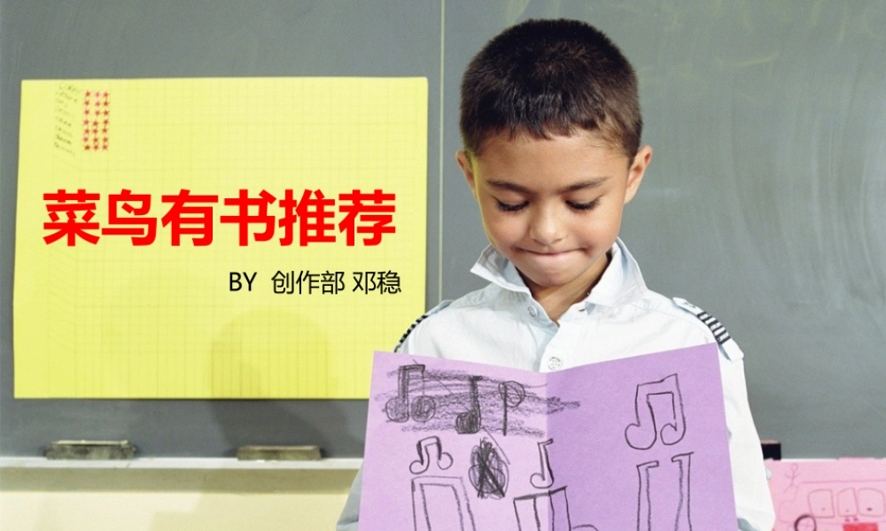 菜鸟有书推荐.ppt