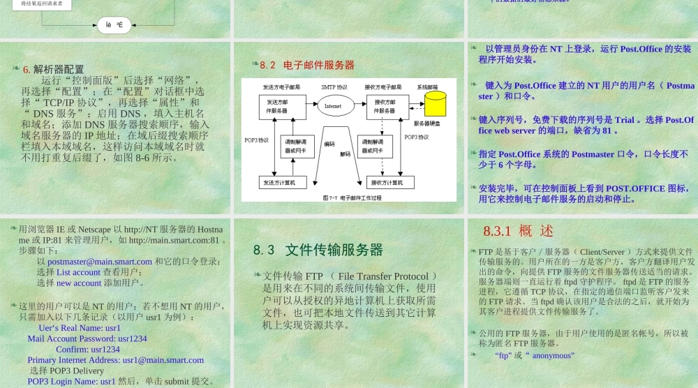 常用服务器的安装与配置.ppt