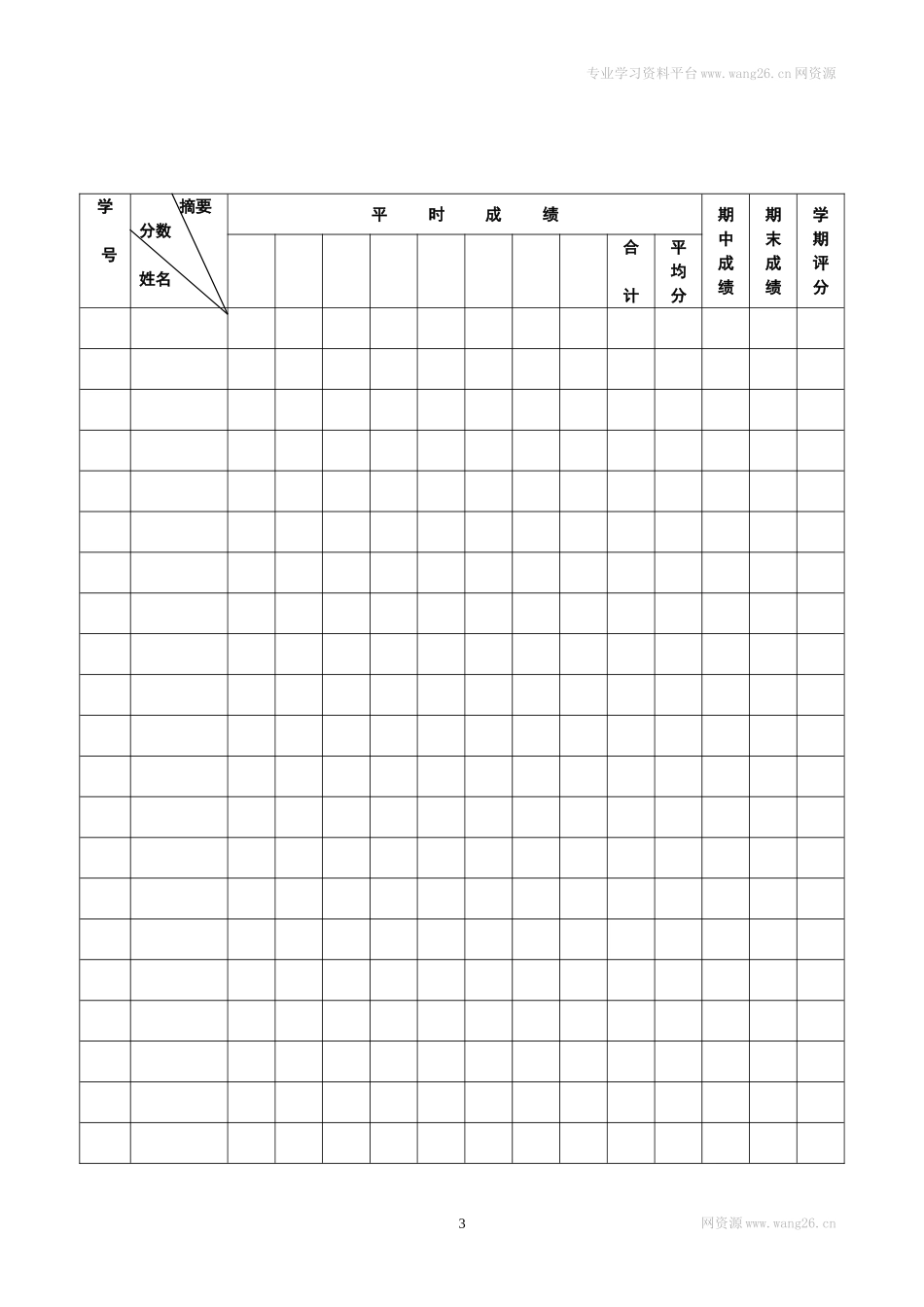 成绩登记表.doc_第3页