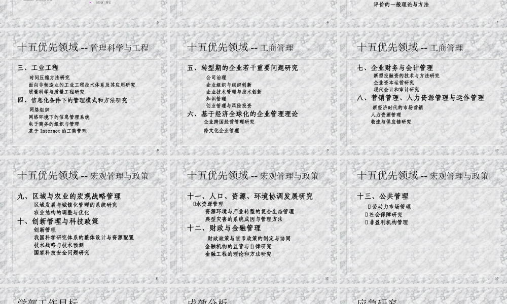 管理科学学科发展与项目申请.ppt