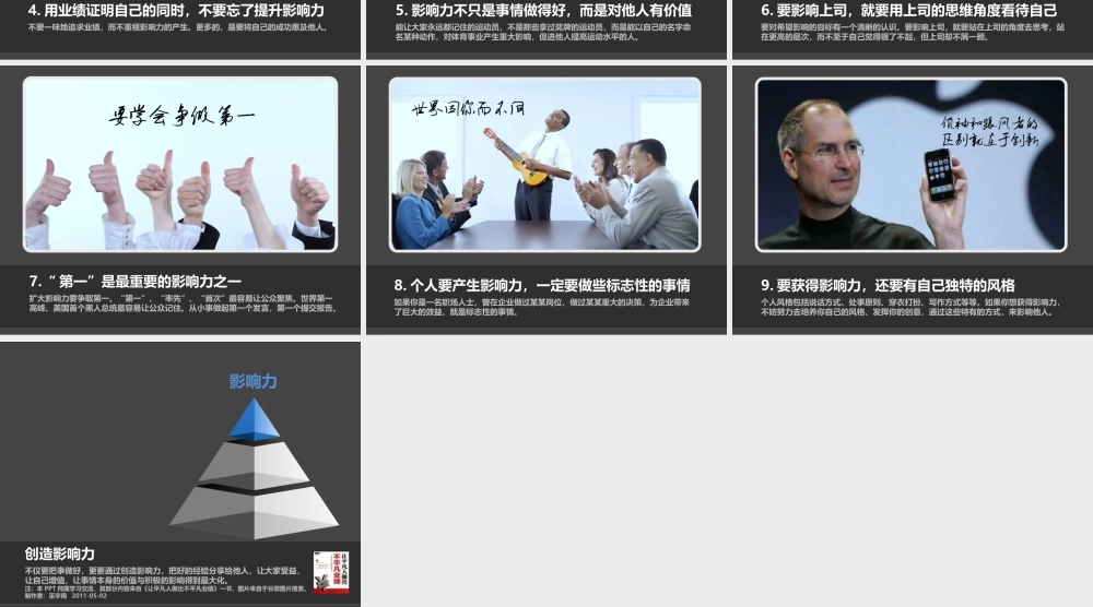 关于影响力的几句话.pptx