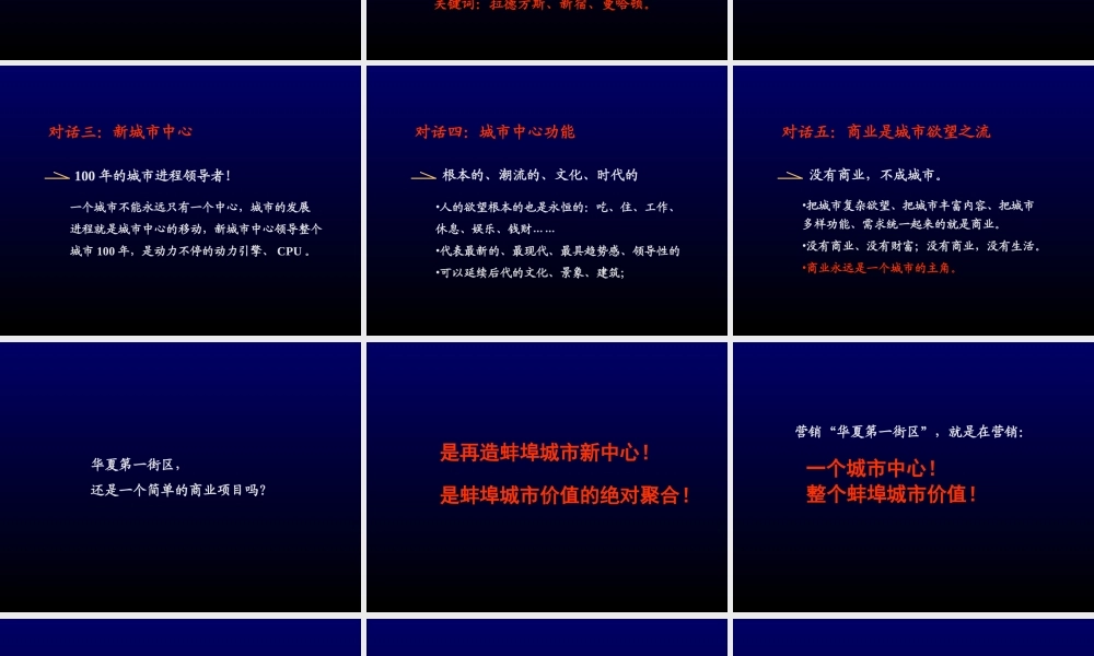 黑弧广告-蚌埠华夏第一街区商业地产项目整合传播推广策略78页-25M.ppt