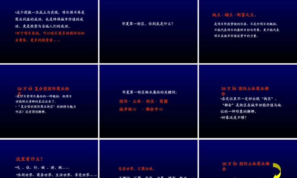 黑弧广告-蚌埠华夏第一街区商业地产项目整合传播推广策略78页-25M.ppt