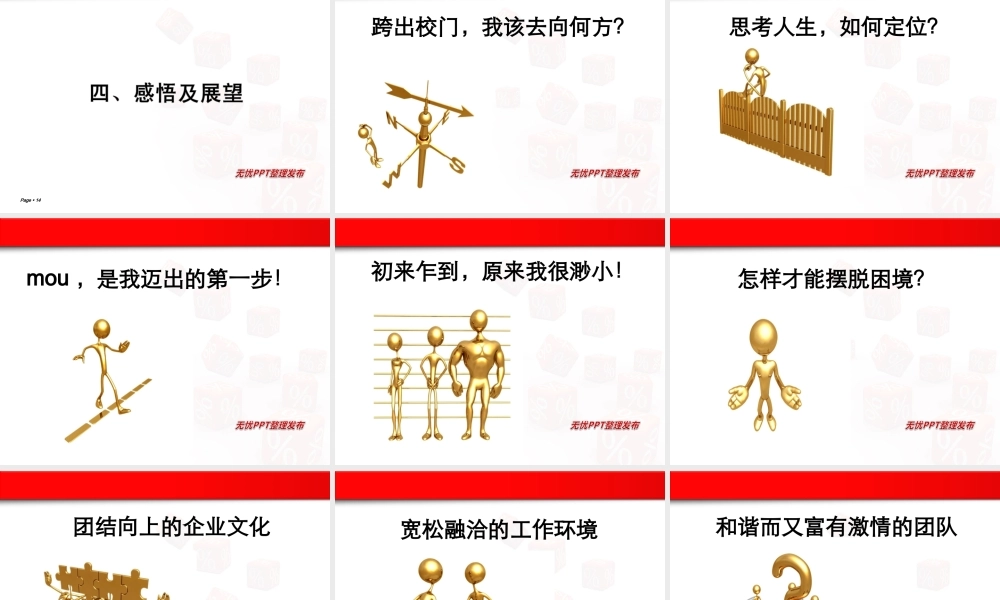 红色工作汇报商务PPT模板.ppt
