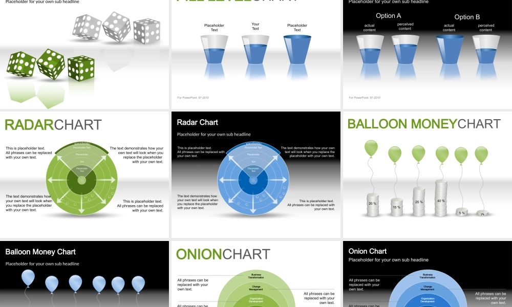 很独特的商务PPT图表.pptx