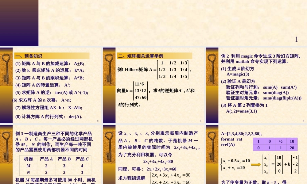 矩阵与行列式的运算.ppt