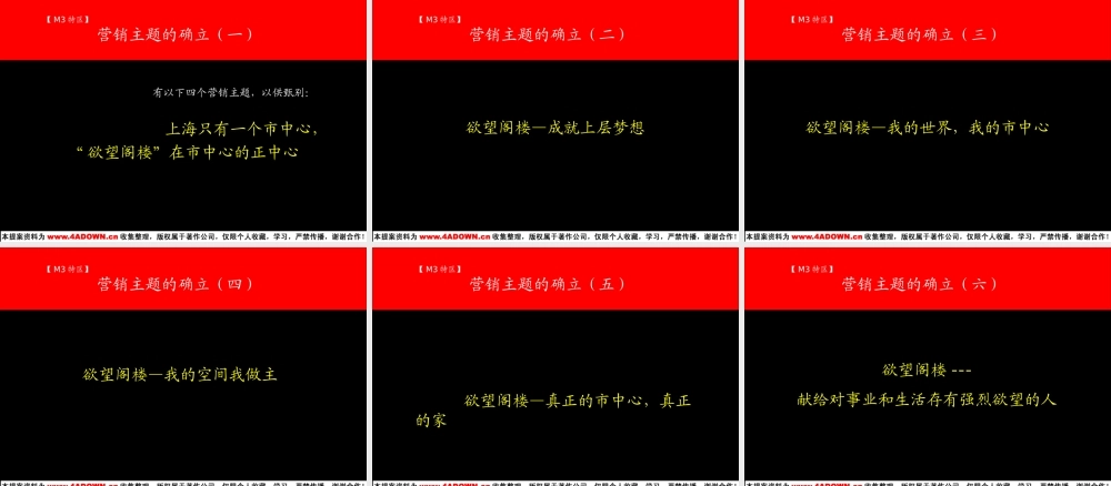 奥美-M3特区2004年度营销推广建议书.ppt