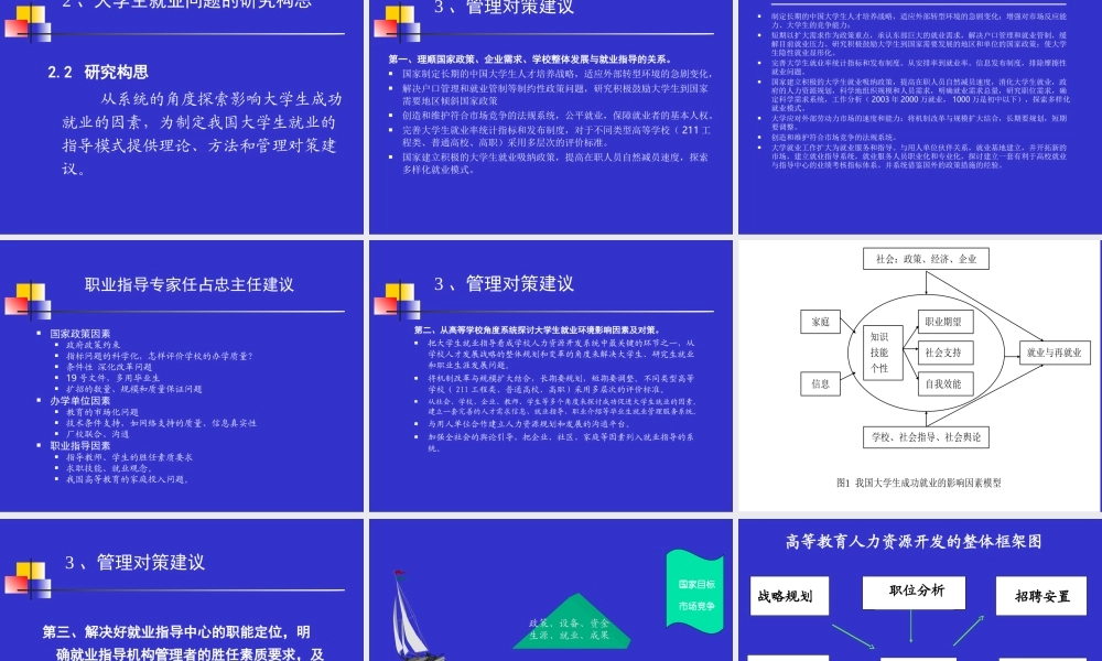 大学生就业影响因素及指导对策.ppt