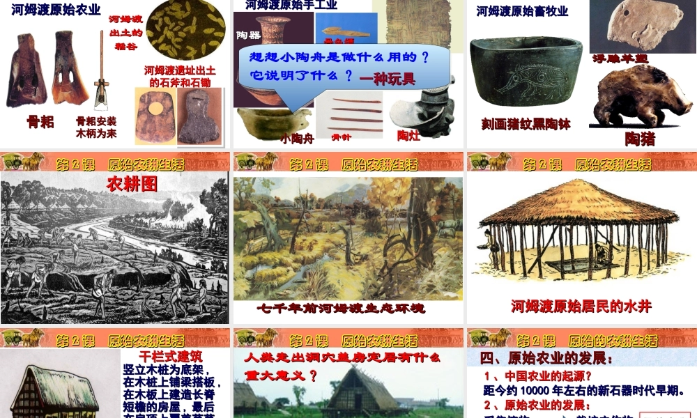第2课原始农耕生活.ppt