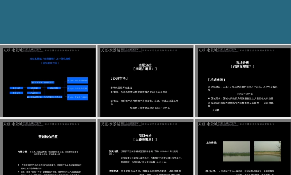 博思堂-苏州天亚水景城项目全程营销推广方案-84PPT.ppt