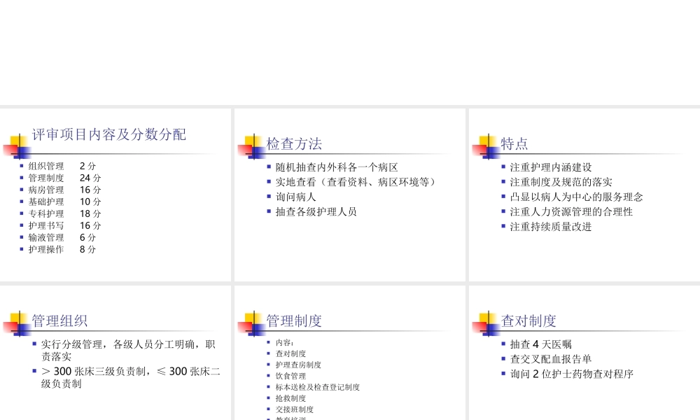 二级综合性医院护理评分标准.ppt