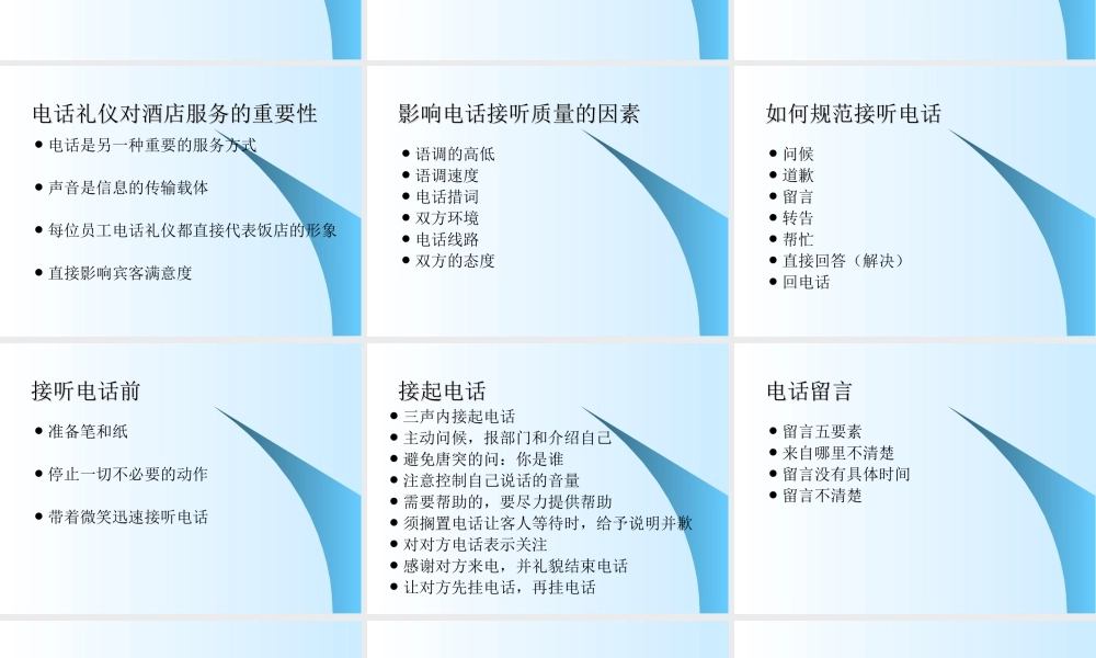 饭店优质服务专题培训.ppt