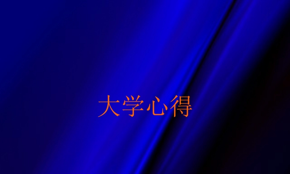 大学心得.ppt