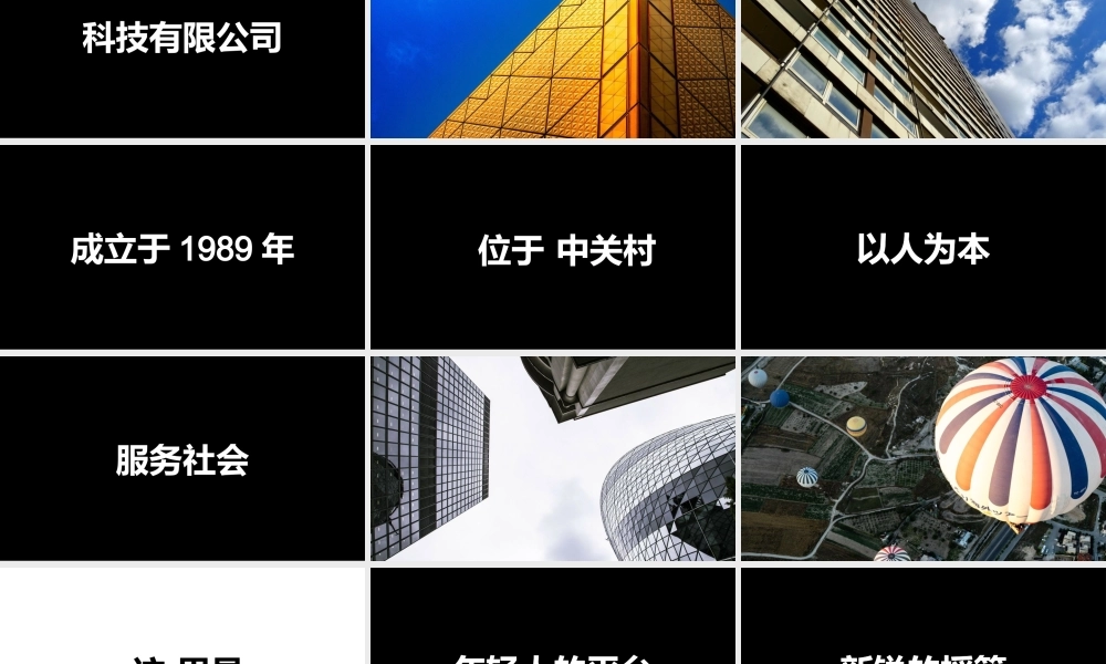 【模板16】炫酷公司介绍商务合作图文快闪PPT模板.pptx