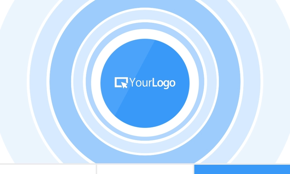 【编号37】蓝色酷炫快闪动画动态视频介绍PPT模板.pptx