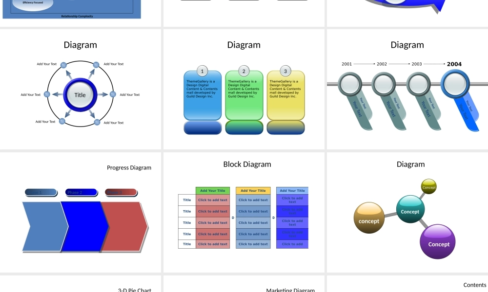 45 New editable PPT diagrams! .pptx