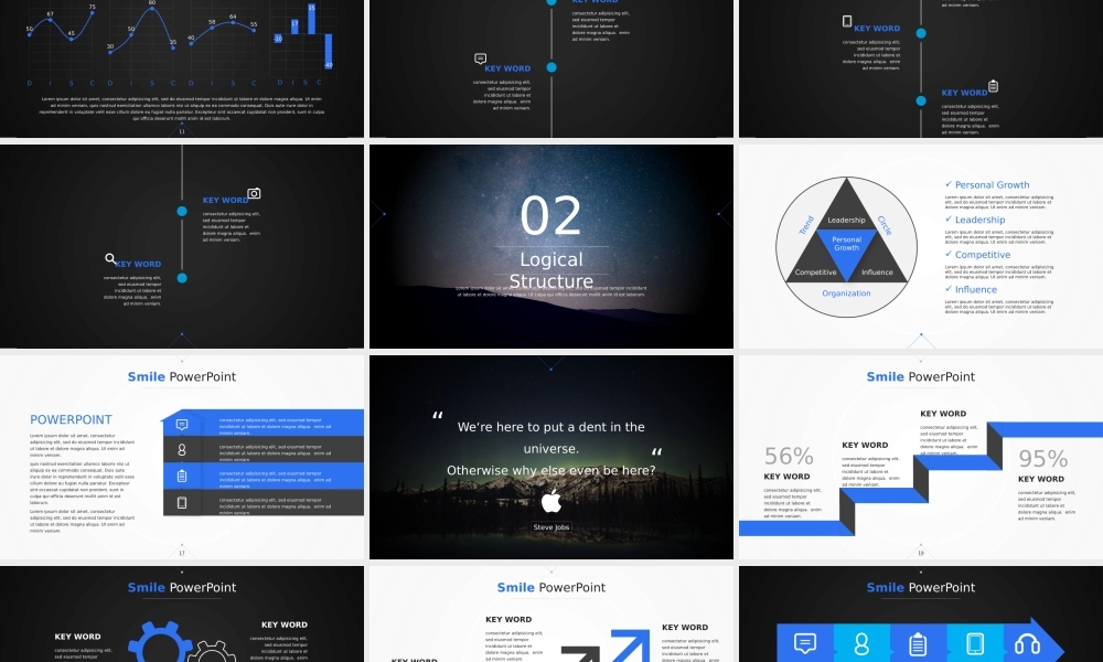 03 工作汇报模板-通用行业-商务扁平-秋叶PPT @Smile呆鱼.pptx