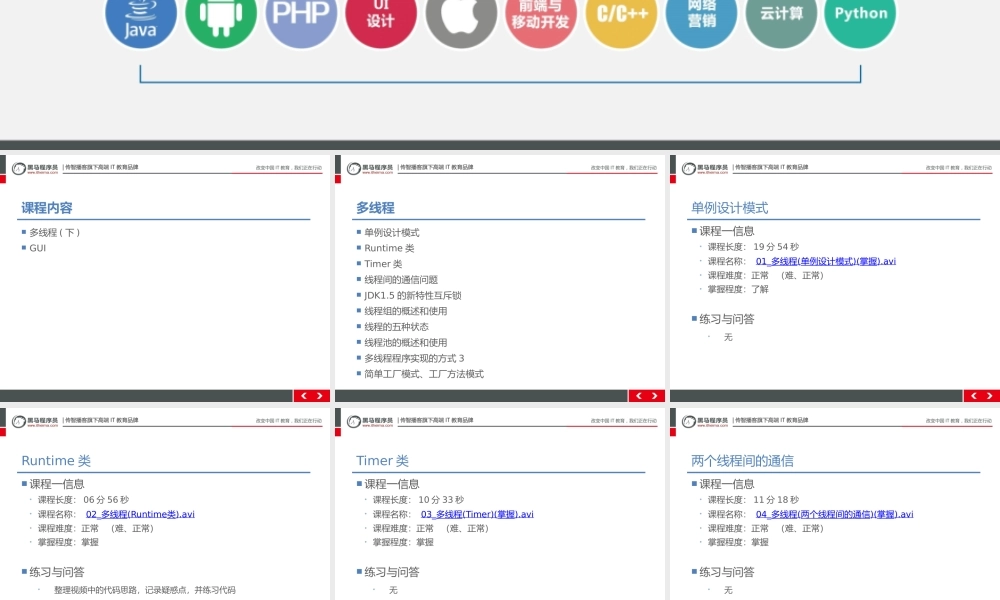 （025-多线程(下)&GUI）.pptx